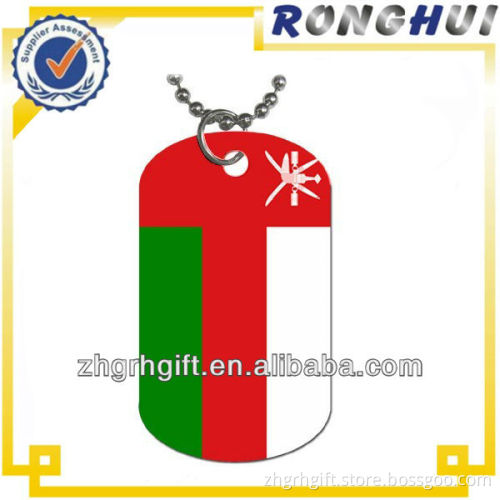 oman flag dog tag